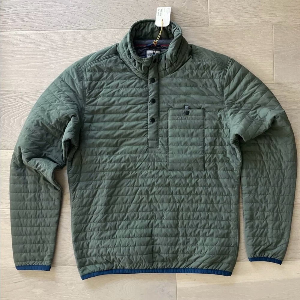 Relwen Windzip Popover - Bright Olive - Small - Like New